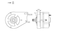 ALTERNATORE CA46IR A040