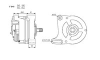 ALTERNATORE CA313IR A041