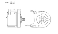 ALTERNATORE CA363IR A043