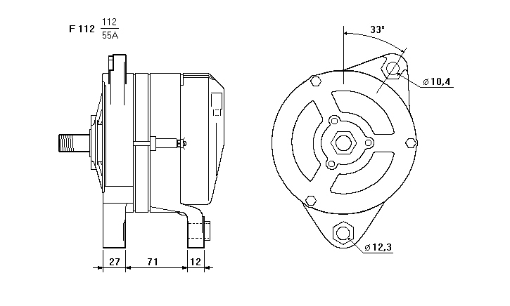 ALTERNATORE CA351IR