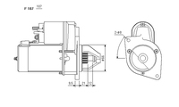 MOTORINO CS166 M107