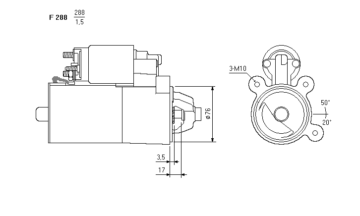 MOTORINO CS1070