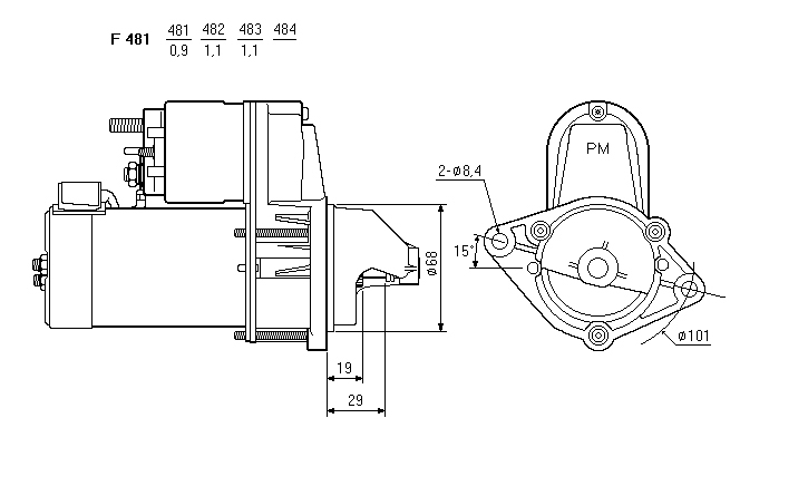 MOTORINO CS519