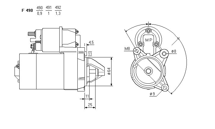 MOTORINO CS1052