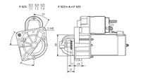 MOTORINO CS1213 M523