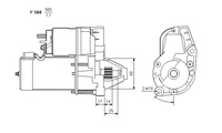 MOTORINO D6RA55 M560