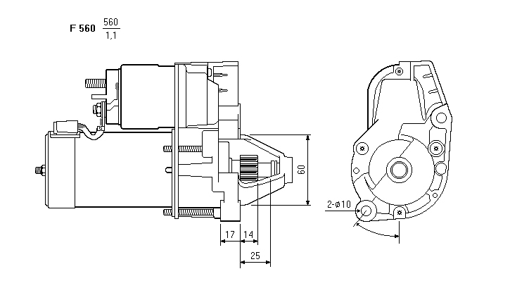 MOTORINO D6RA55