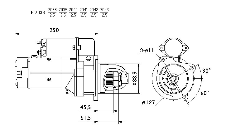 MOTORINO US844