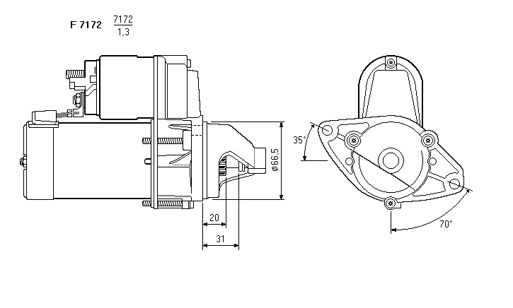 MOTORINO D6RA185