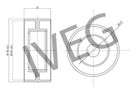 Rotella 70*22*17 IVG0922=IVG0674