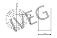 Cuscinetto Ruota a rulli DY6415